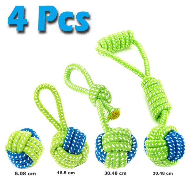 Paw Pack Dog Toys for Large Dogs - Interactive Dog Toys Accessories - pawleader - 4 pcs - pawleader